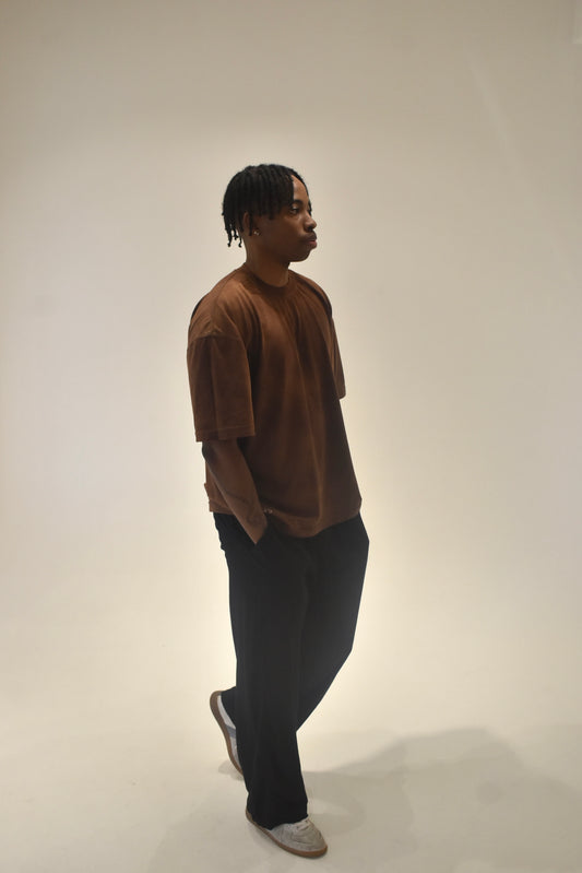Brown Thermal T-Shirt