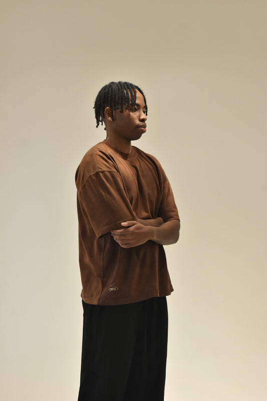 Brown Thermal T-Shirt
